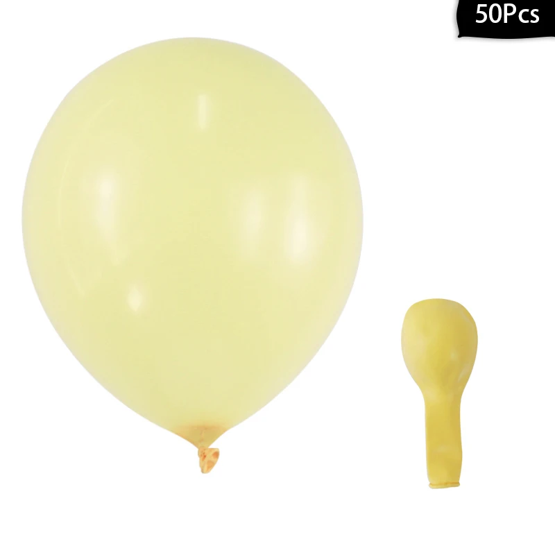 50cs lemon yellow Прозрачные воздушные шары держатель коробка шар колонна-подставка балон держатель Поддержка детская игрушка в ванную День Рождения украшения поставки - Цвет: 50cs lemon yellow