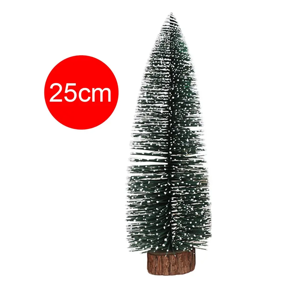 25cm Горячая Рождественская елка arbol de navidad Новогодняя Мини Рождественская елка маленькая сосна Настольная мини Рождественская домашняя гостиничная декорация подарок - Цвет: 25cm
