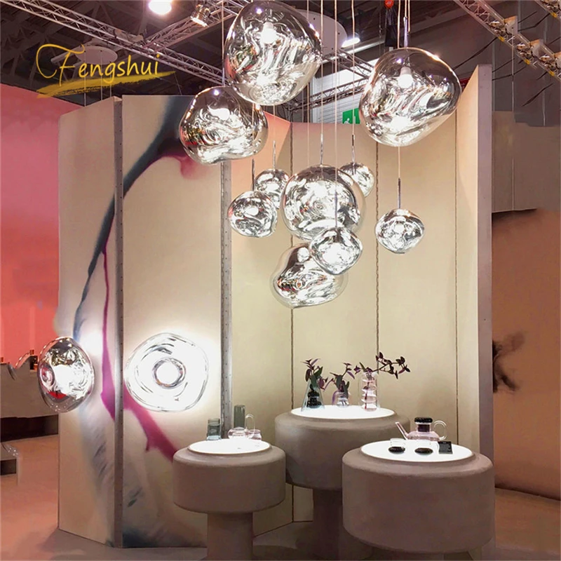 Современный Лофт светодиодный подвесной светильник из ПВХ 7 цветов lustre
