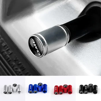 

Car Styling 4pcs Car Wheel Tire Valves Tyre Air Caps Case For AWD BMW Audi Ford VW Nissan Toyota 4X4 4WD All Wheel Drive SUV