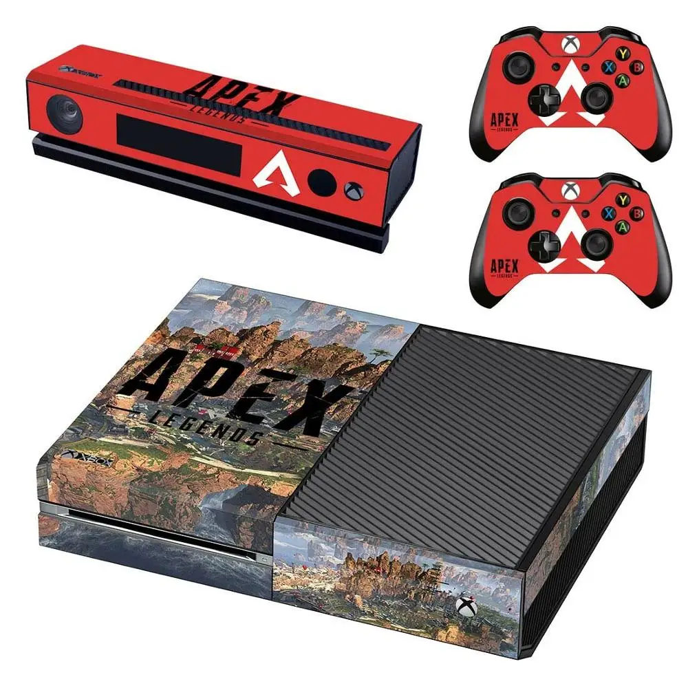 APEX Legends, наклейка для игры, полное покрытие, для Xbox One, консоли и Kinect, 2 контроллера для Xbox One, наклейка для кожи - Цвет: GSTM2475