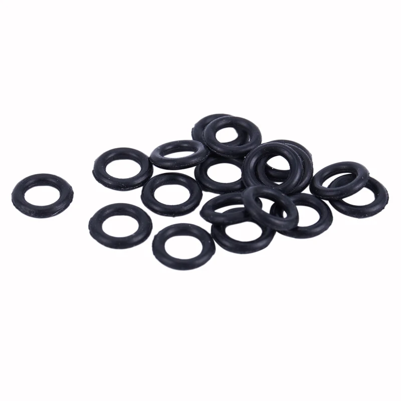 

20x Black Rubber Oil Seal Sealed O Rings Gasket Washers, 5*1*3mm