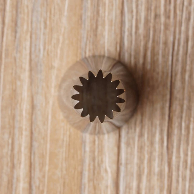 Fúvóka Torta Díszítő Tippek Rozsdamentes Acél Író Cső Jegesedés Csővezeték Krém Sütés És Tészta Szerszámok Sütési 6B# - Image 4