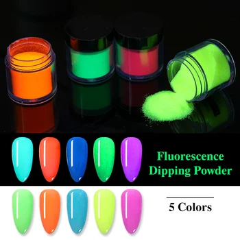 

NICOLE DIARY 10g Fluorescence Neon Acrylic Dip Nail Powder Gradient Pigment Dipping Nail Powder Nail Art Deco