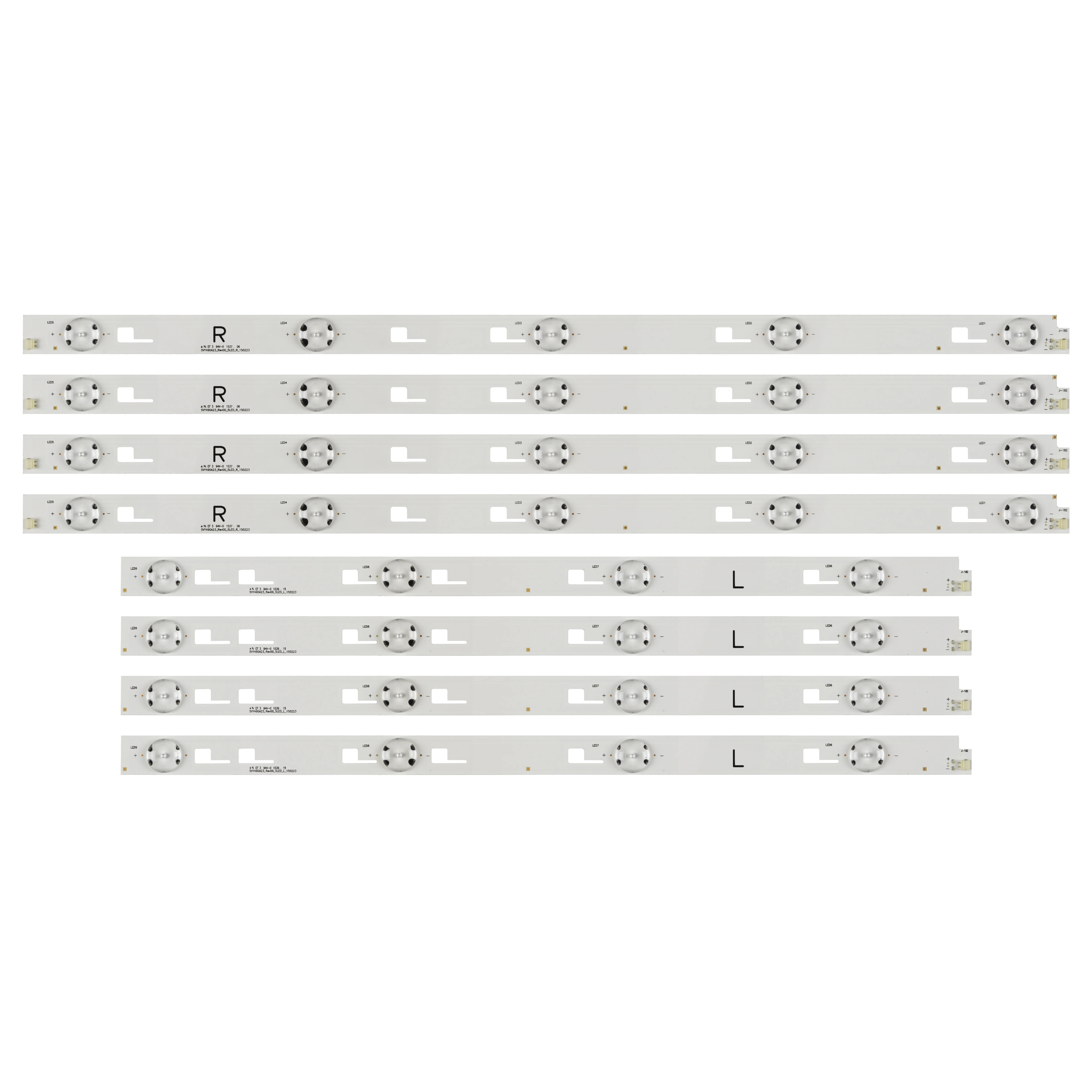 Led Backlight Strip para Sony 49 Polegada Kd49x8000c Svy490a23_rev00_5led-l_150223 Svy490a23_rev00_5led-r_150223 Xbr-49x700d Peças