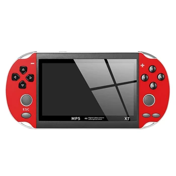 

X7 Game Console Video Entertainment 4.3 Inch Camera Dual Rocker USB Multifunctional Plastic 8GB Handheld Rechargeable TV Output