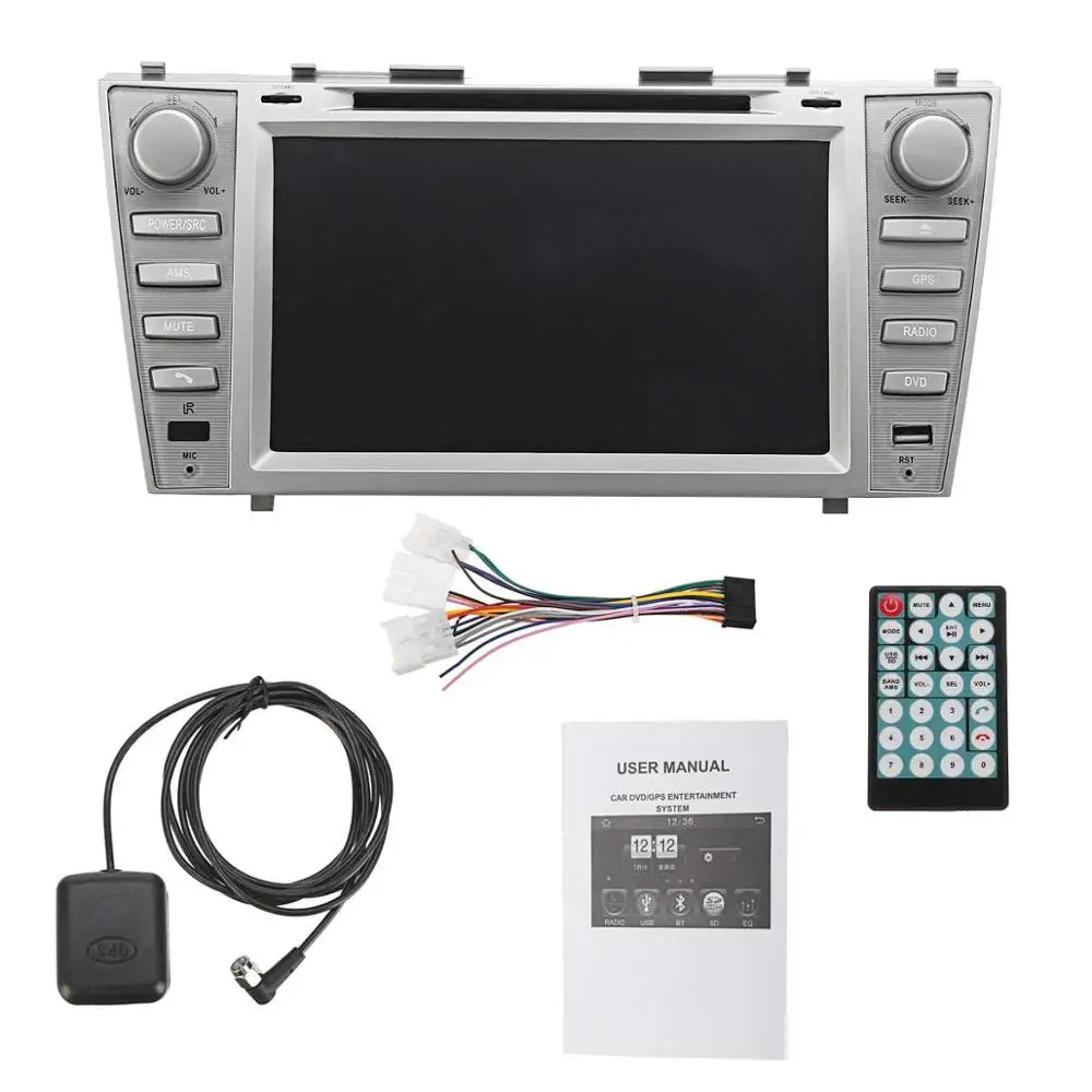 2Din 8 дюймов Автомобильный Радио DVD gps навигация Мультимедиа для Toyota Camry 2007 2008 2009 2010 2011 стерео SD USB TF Mp5 WINCE 6,0