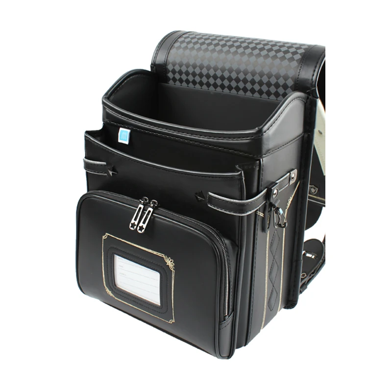 new Japan school bag for boys brand orthopedic backpack high quality PU leather student backpack kids primary school bag