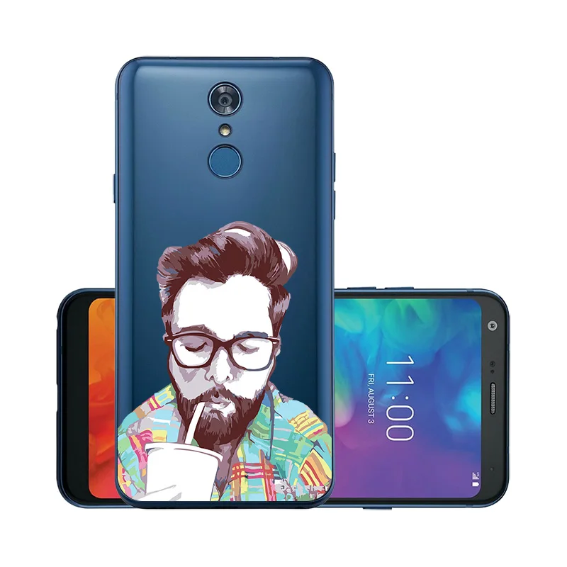 5," чехлы для телефонов LG Q7 силиконовый прозрачный Футляр Мягкий ТПУ чехол для Funda LG Q7 Plus LG Q7 alpha LG стиль/L-03K сумки бампер - Цвет: W029