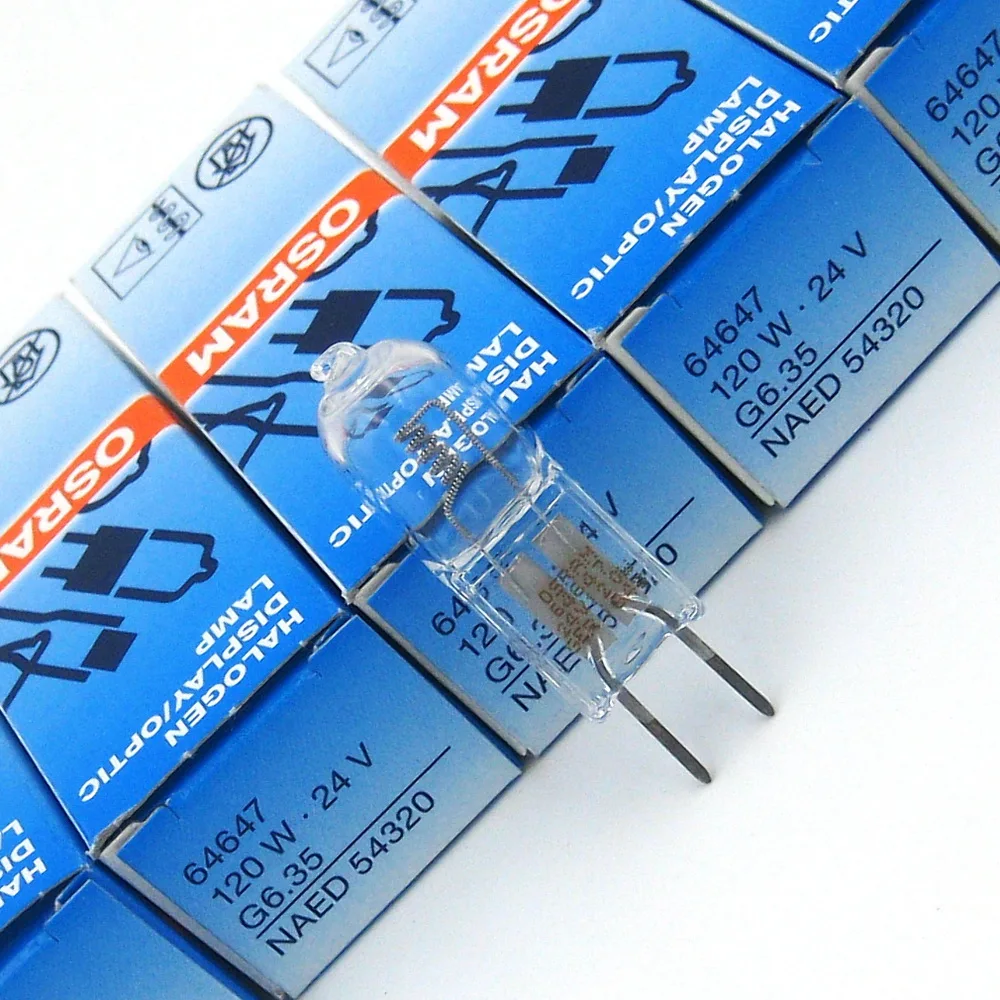 

OSRAM HLX 64647 24 в 120 Вт Martin операционная комната медицинский галогенный вольфрамовый Стандартный вертикальный провод Osram