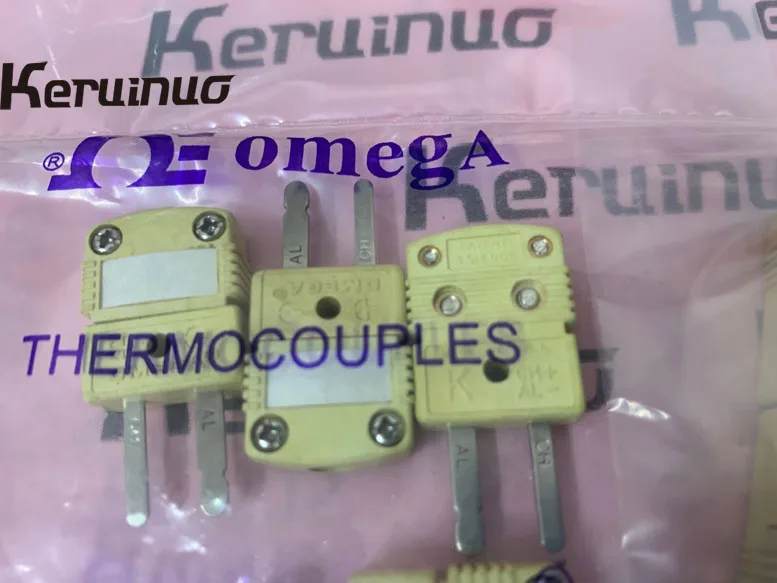 HMPW-K-F HMPW-K-M HMPW-K k-тип термопары разъем датчика температуры с высокой термостойкостью бледно-желтый разъем