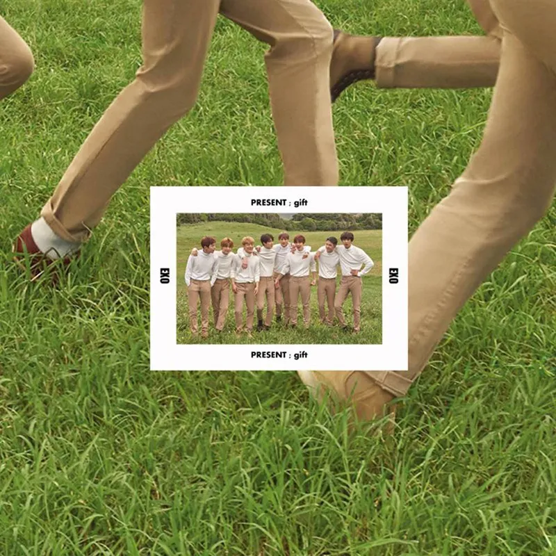 Kpop EXO Hawaii летняя ПВХ прозрачная Фотокарта SEHUN BAEKHYUN CHANYEOL
