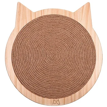 

Sisal Wood Cat Scratch Board Suction Cat Scratcher Kitten Scratching Mat Chair Table Mat Furniture Protector Cat Play Toys Cat E