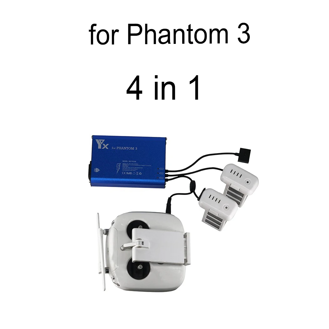 

4 в 1, параллельный блок питания для DJI Phantom 3 Standard Professional Advanced SE Drone