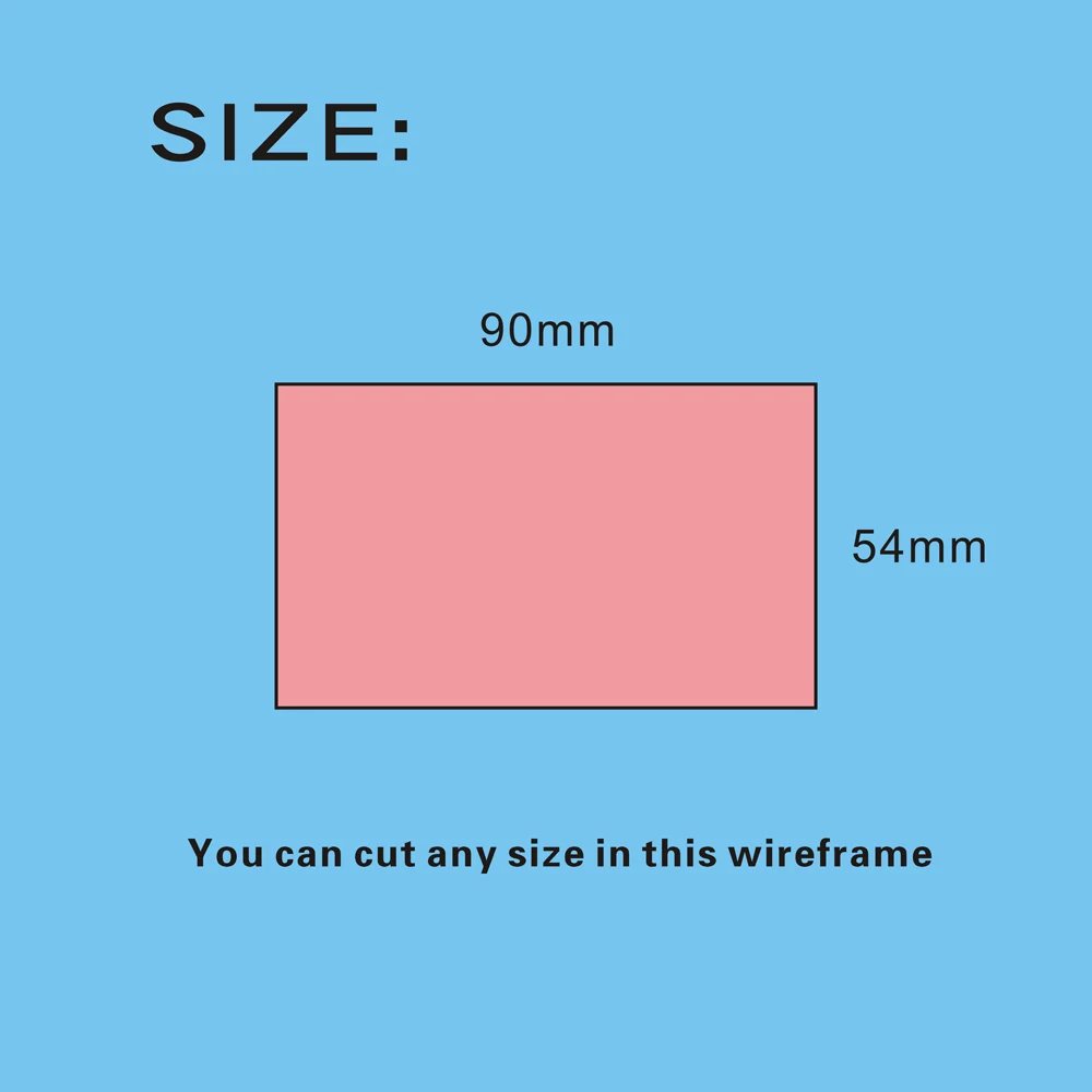 100PCS cheap customized full-color double-sided printing business card 300GMG paper