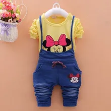 Комплект одежды для мальчиков и девочек 2 предмета, осенне-Весенняя футболка с длинными рукавами+ штаны для бега повседневная детская одежда новые брендовые комплекты одежды