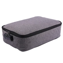 Двухслойная сумка-Органайзер для документов с паролем для путешествий для хранения важных предметов