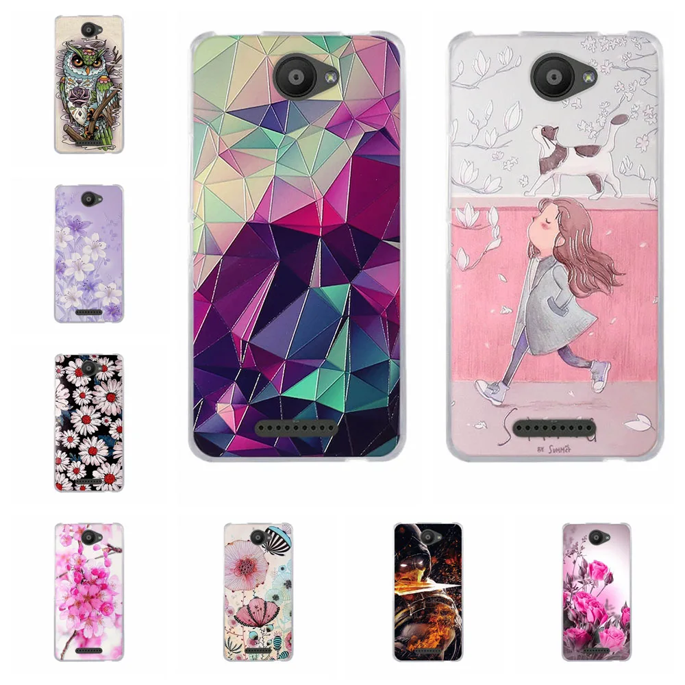 

Case For BQ Aquaris U Cover 5.0 inch Soft TPU Cover For BQ Aquaris U Lite Case Back Protection Case 3D Patterned Cover Cartoon