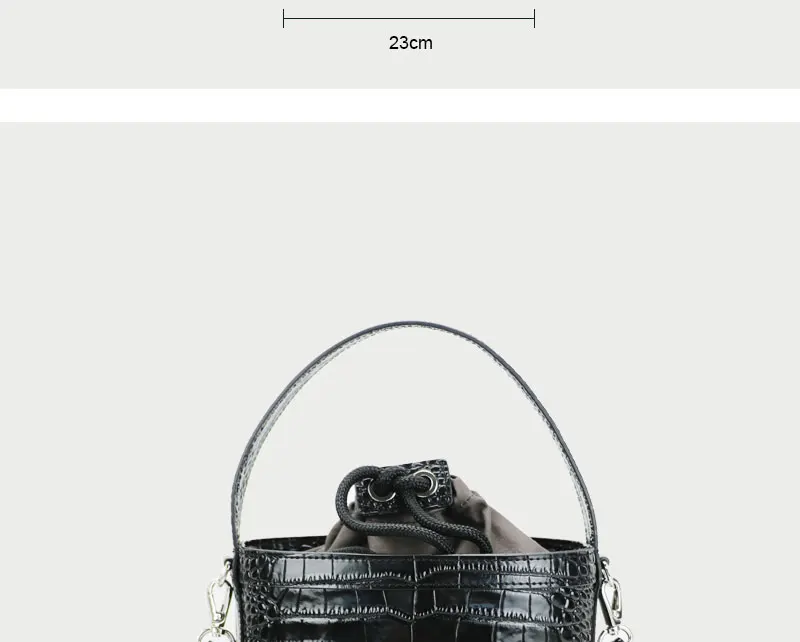 Дизайн, тисненая сумка-мешок из крокодиловой кожи, женская сумка через плечо, кожаная женская сумка на плечо