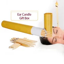 10 Pcs Ear Candle Coning Natural Beewax Ear Candling Therapy Ear Treatment Ear Wax Removal Healthy Care Tool Ear Care Free Ship