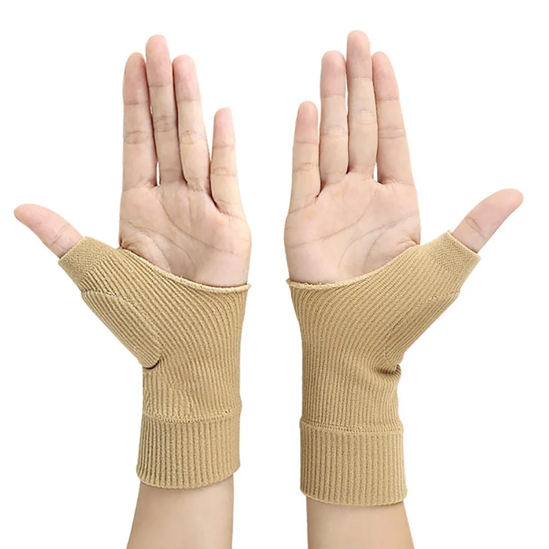 Компрессионные перчатки, облегчающие боль, поддержка запястья рук, фиксатор, протектор, спортивные защитные браслеты для бега, верховой езды, баскетбола