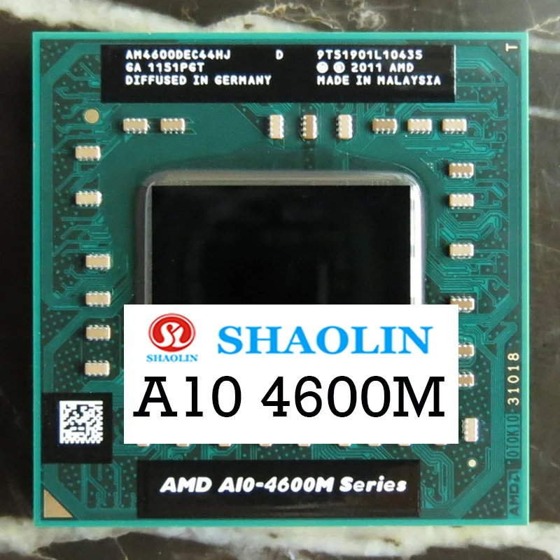 Четырехъядерный процессор AMD A10-Series A10-4600M A10 4600 МБ 2 3 ГГц четырехпотоковый AM4600DEC44HJ