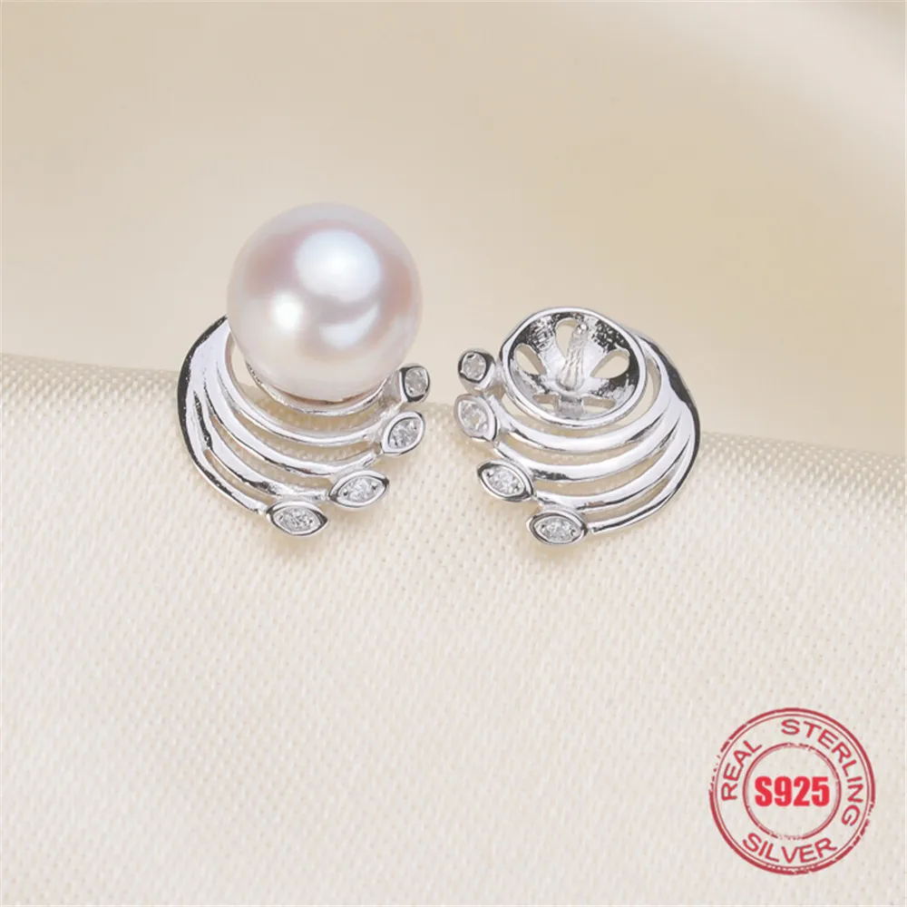 

Hot Sale Pearl Earring Materials - S925 Sterling Silver Earring And Pendant Accessories - DIY Jewelry Finding Making Supplies