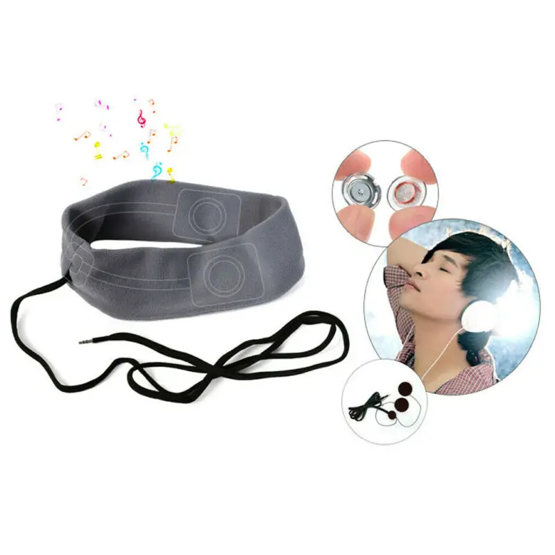 2 в 1 маска для сна стерео наушники EyeMask головной платок Музыка сон наушники вкладыши сна повязка на голову с маской наушники