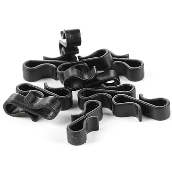 

10Pcs/Pack Home S Shaped Hook Gutter Hooks Heavy Duty Clips New Year Wedding Party Fairy Lights Decoration Travel Clip