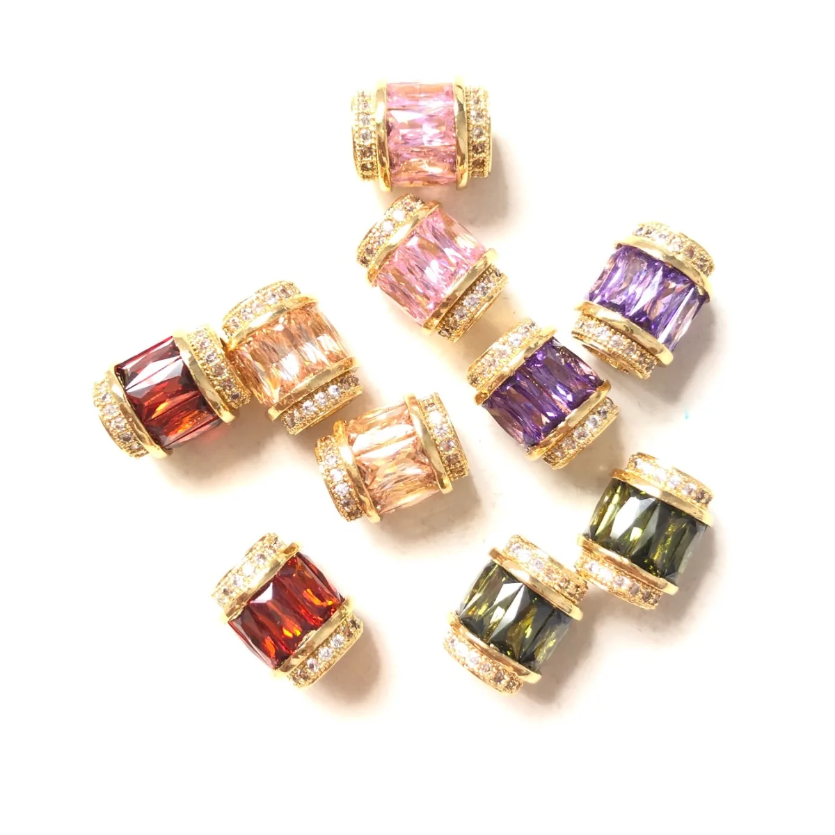 Rhinestone Spacers  Artbeads - Pave & Rhinestone Beads