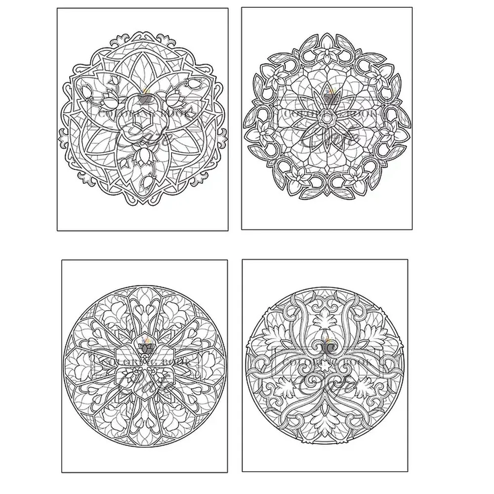 Mandalas Adultos Coloração para Ansiedade: Livro para Colorir Mandala Livro  para Colorir Adultos Livro para Colorir Descontracção e Alívio do Stress  Livro para Colorir Adultos Livro para Colorir Manda 