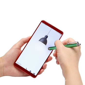 

Universal Metal Mesh Mini Fiber Tip Touch Screen Stylus Pen For IPhone / Ipad / Samsung / Smart Phone/Tablet PC Computer