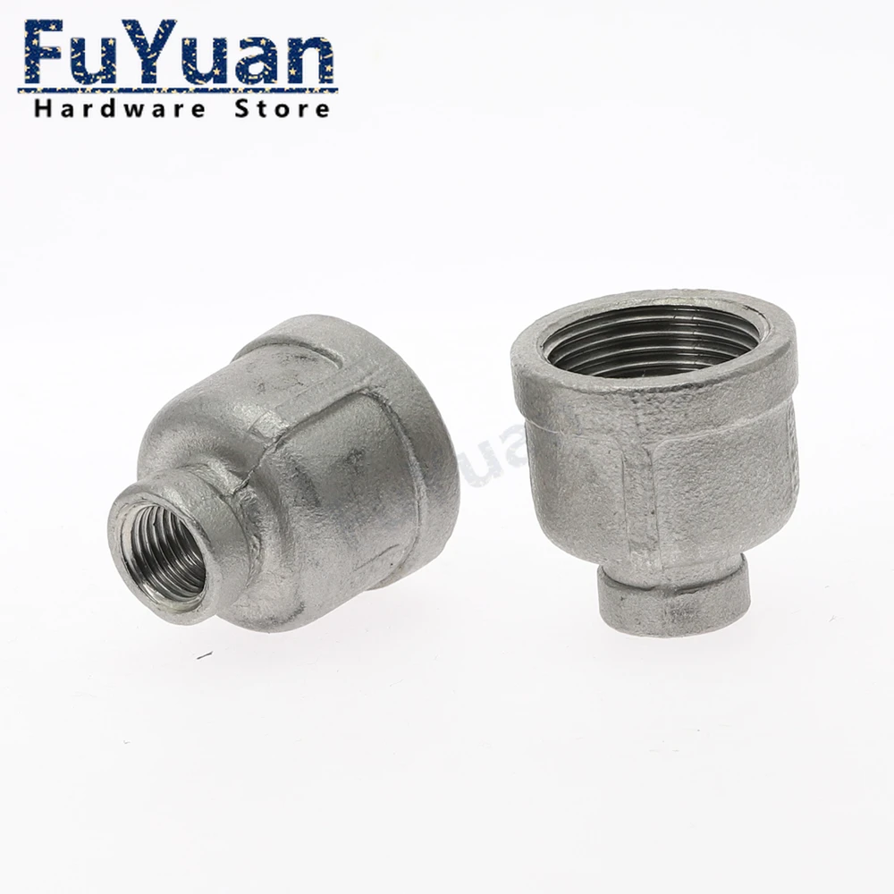 Gomito Riduttore Filettato 90° Acciaio Inox SS304 - Dimensioni Multiple, Per Tubi E Collegamenti Idraulici - Foto 8