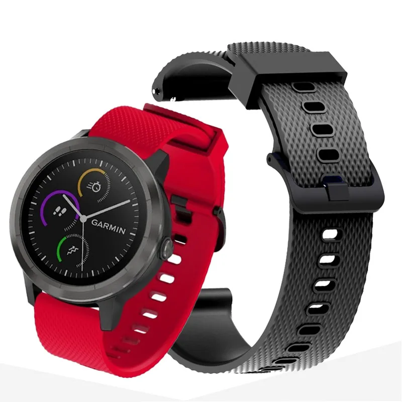 20 мм ремешок для часов Garmin Vivomove HR vivoactive 3 ремешок для samsung galaxy watch active 2 gear спортивный браслет Сменный ремень