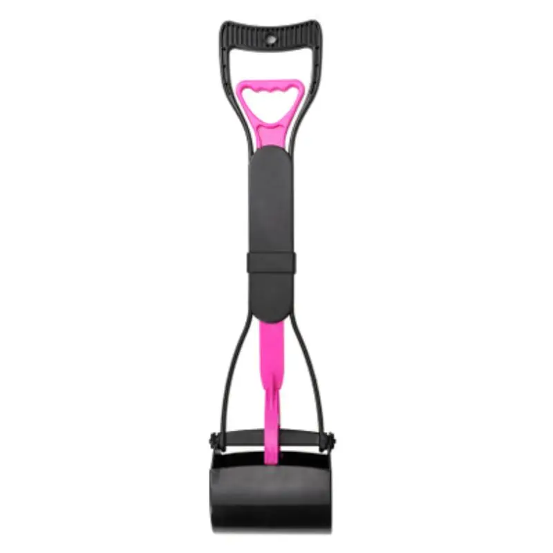 D ABS Pooper Scooper для собак с длинной(складной) ручкой для домашних животных, лопатка для чистки - Цвет: D