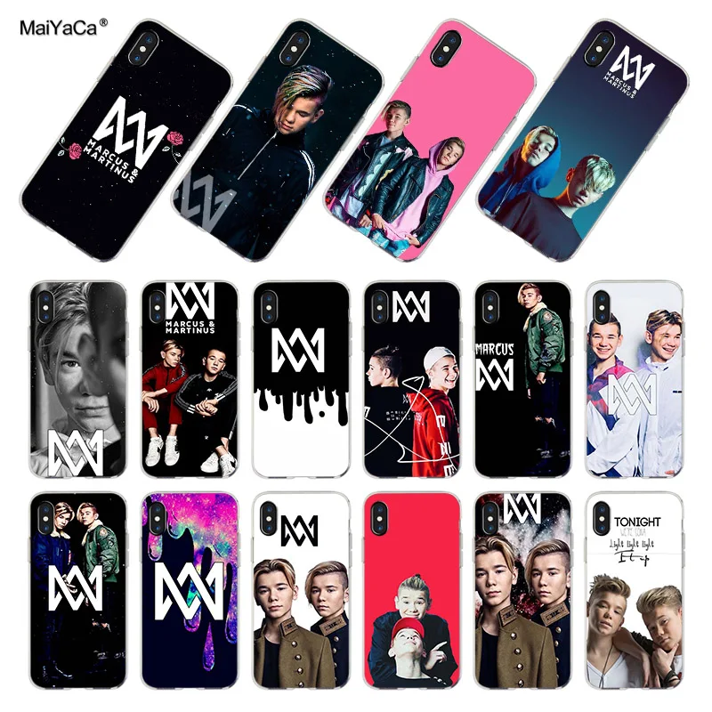 MaiYaCa Marcus &amp Martinus transparent soft tpu phone case cover for iPhone 8 7 6 6S Plus X xs max xr 5S 12pro SE 11pro Cases | Мобильные