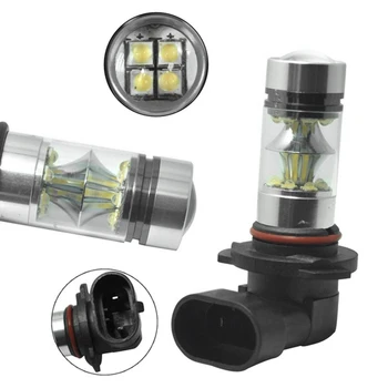 

New 2X 9005 H10 9145 100W 6000K White Led Headlight Bulbs Kit Fog Light Drl