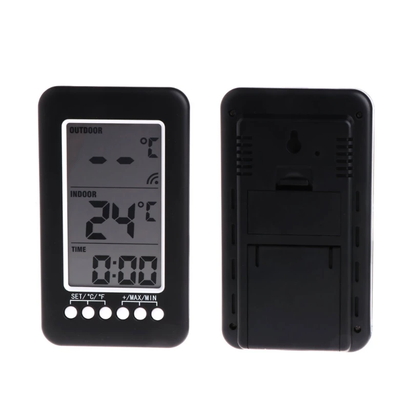 In/Outdoor Digital Wireless Thermometer Weather Station Clock Hygrometer | Инструменты