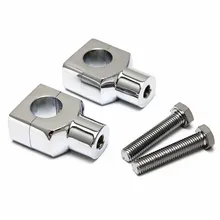 2X25 мм CNC алюминиевый руль мотоцикла бар стояк крепление зажимы для