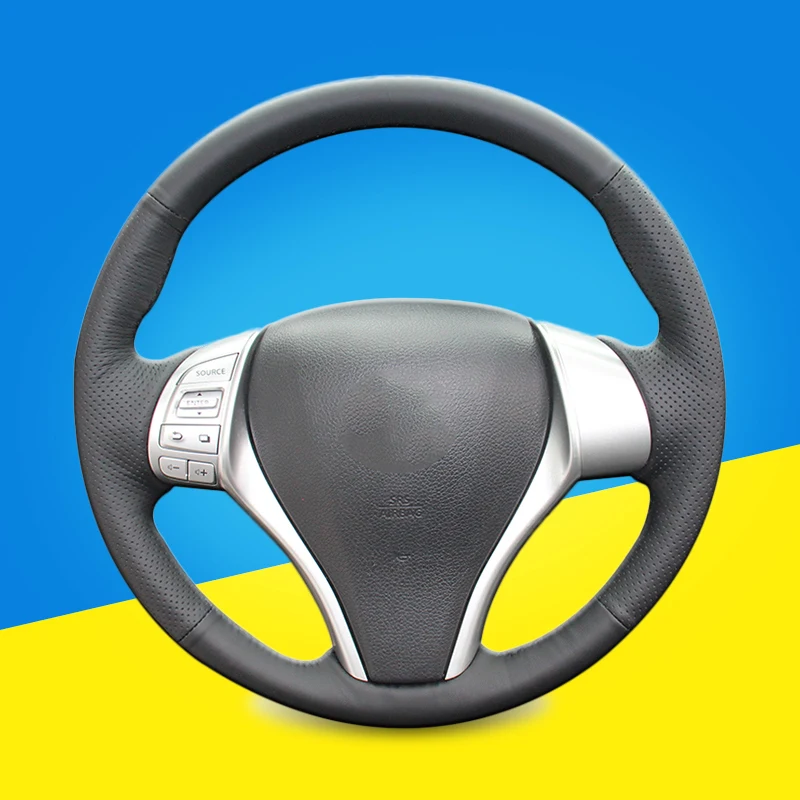 Оплетка автомобильного рулевого колеса интерьер для Nissan Teana аксессуары