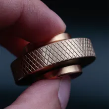 Мини-циклонный ручной витой Спиннер двойной игровой изысканный медный Спиннер креативный Досуг EDC для взрослых антистрессовая игрушка для детей с СДВГ
