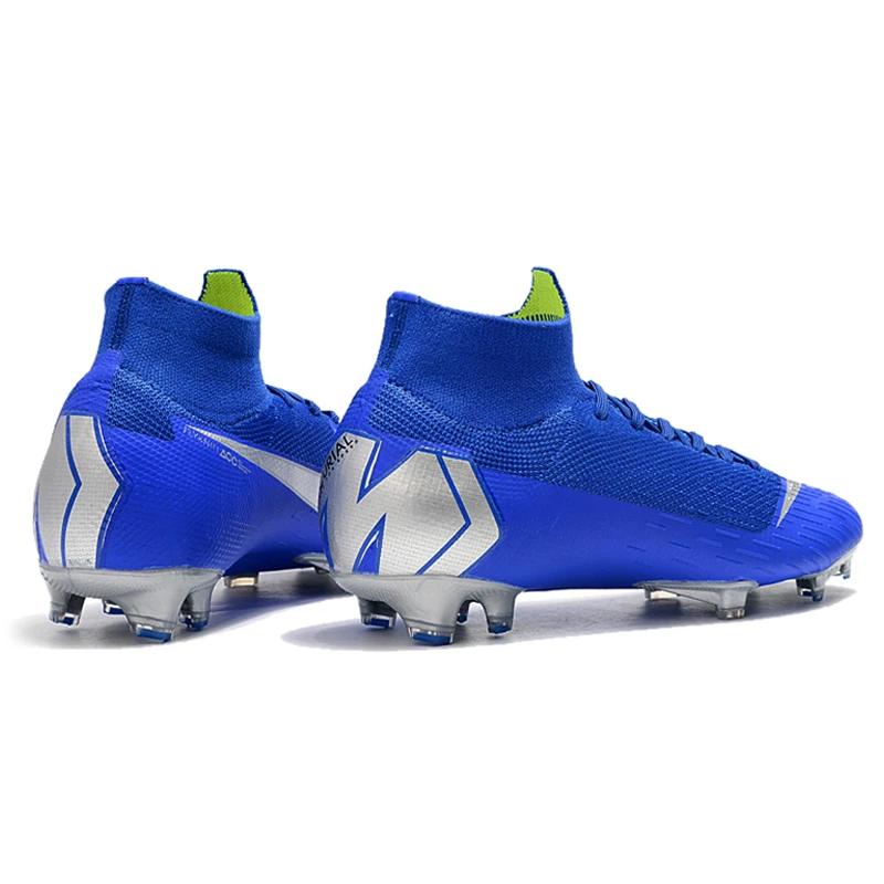 NIKE Mercurial Superfly VI Flyknit 360 Elite CR7 SE FG 35-45 футбольные бутсы Мужская футбольная обувь LVL UP