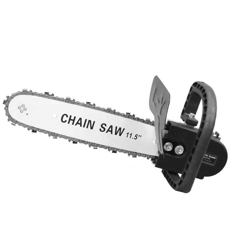 Electric Saw Parts 11.5 Inch M10/M14/M16 Chainsaw Bracket Changed 100 125 150 Angle Grinder Into Chain Saw Woodworking Tool Set