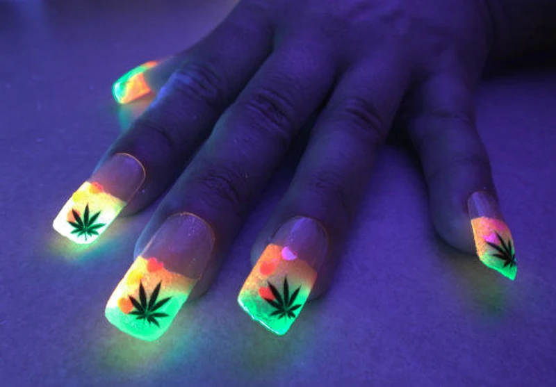 Nail Glitter 10g/bag Neon Phosphor Powder 12 Colors Rare Earths Dust Long-acting Phosphor Luminous Glow in the Dark