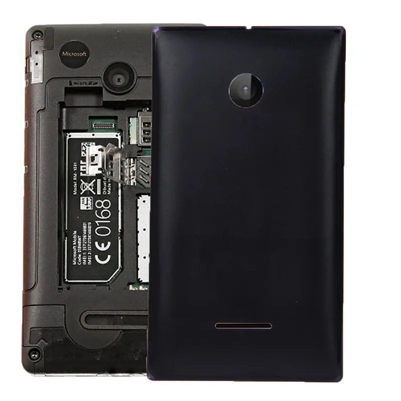 Высококачественная Задняя крышка батареи для microsoft Lumia 532 - Цвет: Черный