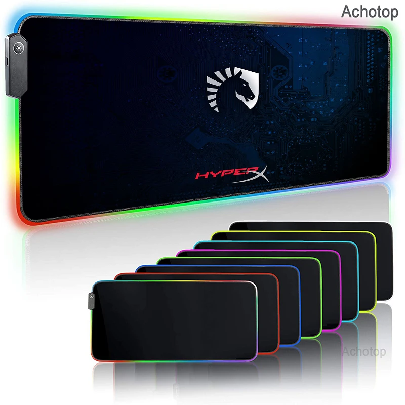 HyperX RGB Gaming Mouse Pad LED Soft Extra Extended Large Mousepad Gamer Anti-Slip Rubber Base XL PC Computer Keyboard Mouse Mat HyperX RGB Gaming Mouse Pad LED Soft Extra Extended Large Mousepad Gamer Anti-Slip Rubber Base XL PC Computer Keyboard Mouse Mat