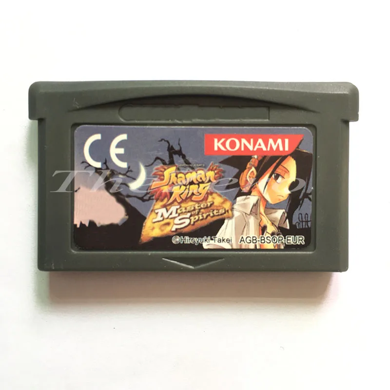 Парк Юрского периода III Land 4 Tales of Phantasia Astro Boy Lady DRIVER 3 для 32 бит портативного плеера видеоигры картридж консольная карта - Цвет: Shaman King Maste EU