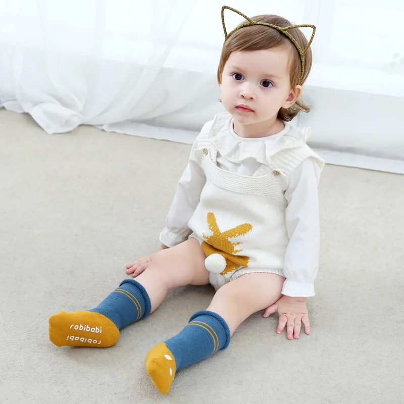 

19 Years New Style san shuang zu Terry Socks Autumn And Winter Thick Relent BABY'S Socks Korean-style Cute Cartoon Socks