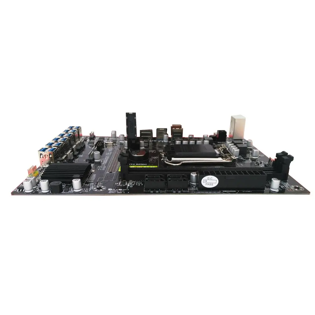 BTC-B250C mineração placa-mãe pcie para usb3.0 placa