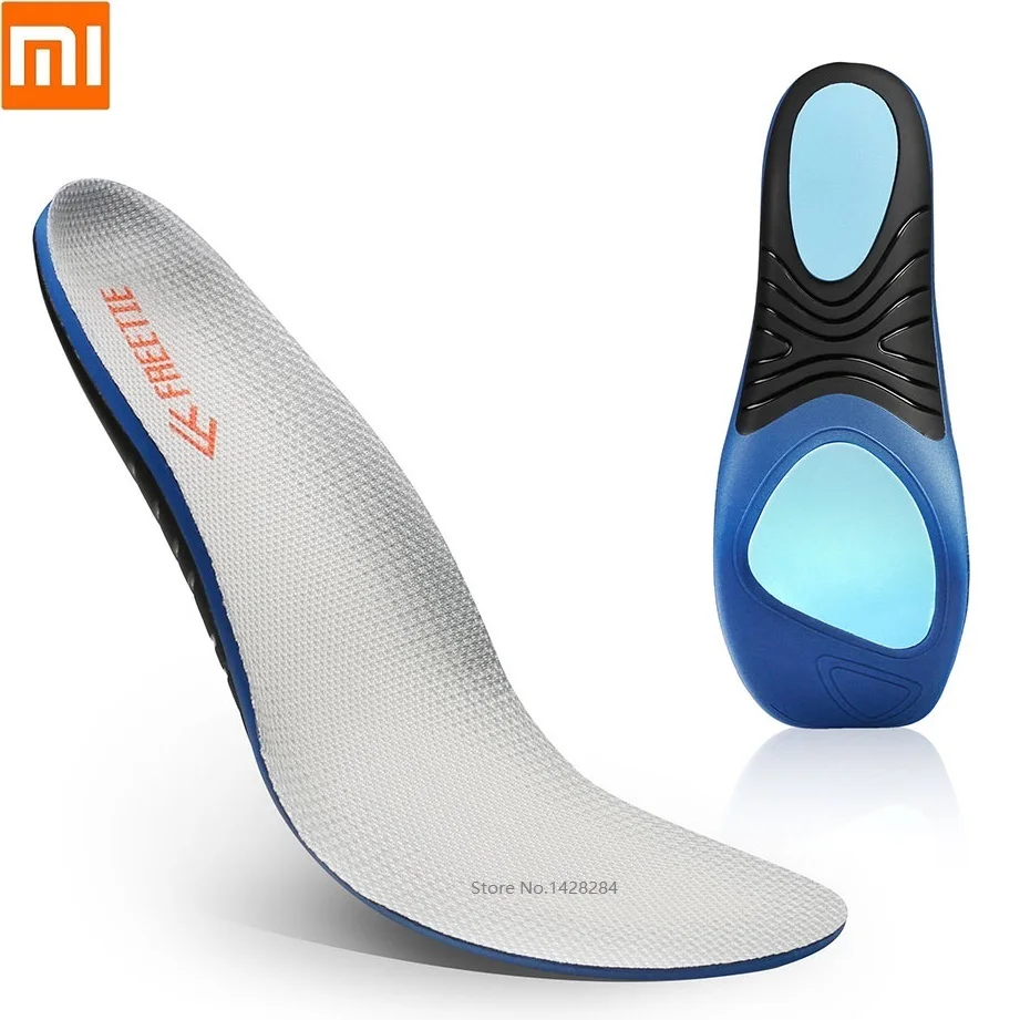 Xiaomi FREETIE амортизация спортивная стелька Мужская амортизация отскок поддержка кроссовки колодки дышащая функция стелька - Цвет: Light Grey
